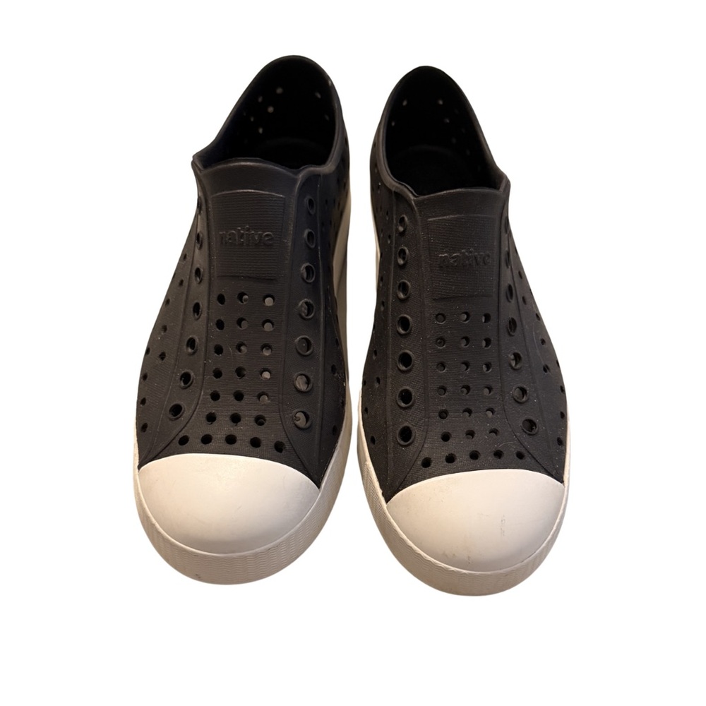 Native Shoes Jefferson Kids Slip-On Sneakers Black Size C9 - Picture 3 of 6